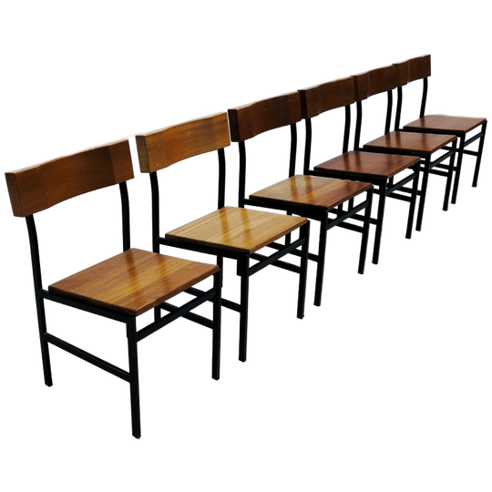 Vintage Eetkamerstoelen | Stoelen | Jaren 60 | Industrieel 1