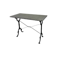 Tuintafel, Bistrotafel Met Granieten Blad, Jaren 30