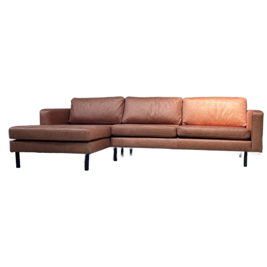 !!Actie!! Hoekbank Fali Cognac Van €1099 Voor €599 1