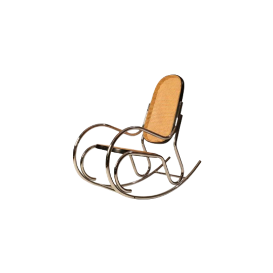 Vintage Schommelstoel Cesca 1