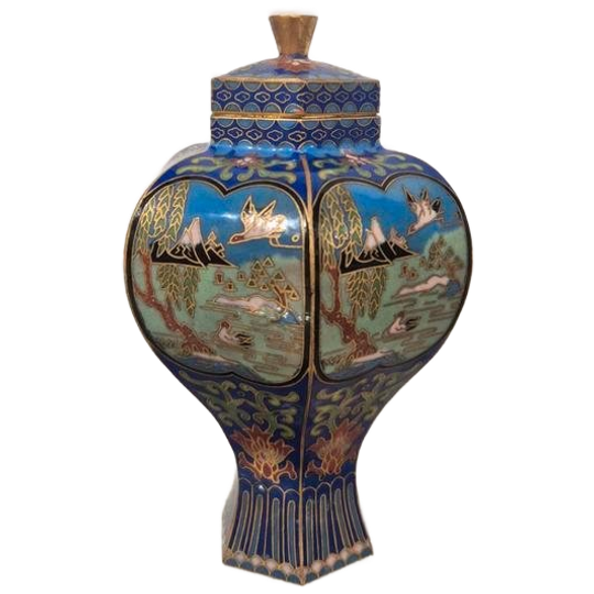 Chinees Cloisonne Geemailleerd Vaasje 1