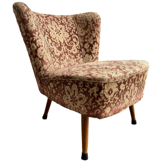 Retro Cocktailzetel / Vintage Fauteuil/ Clubzetel 1