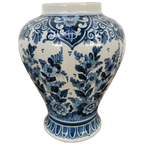 Vintage Delftsblauwe Vaas, Bloemenvaas Porselein 012 thumbnail 1