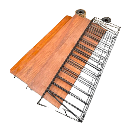 Tomado Wandrek Teak Retro Boekenplank 1