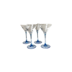 4X Baby Blauw Martini Coupe thumbnail 1