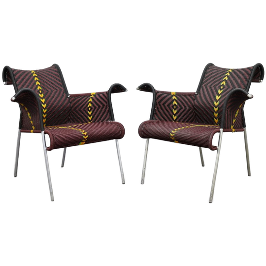 Set Of 2 “iris” Armchairs By Dominique Pétot For Moroso, 2009 1