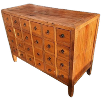 Oude Chinese Ladenkast / Apothekerskast, Dressoir