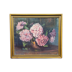 M.Steenbruggen. Stilleven "Hortensia'S". Pastel. thumbnail 1