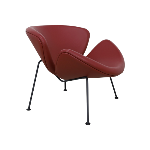 Leren Fauteuil Orange Slice Chair Pierre Paulin Artifort