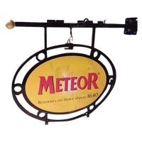 Metalen Uithangbord Meteor Bier Reclame🍺