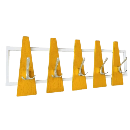 Vintage Mid-century Space Age Pastoe Kapstok Cees Braakman Retro Geel 1970’s 1