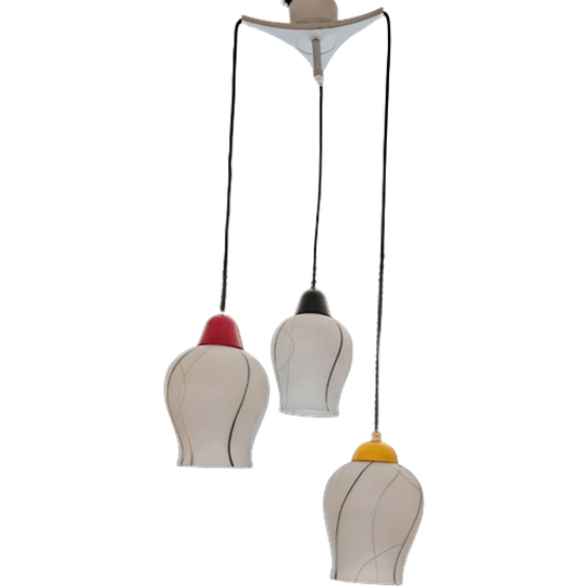 Vintage Hanglamp Van Philips In De Stijl Van Louis Kalff Jaren 50S/60S 1