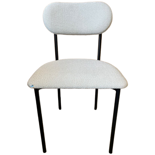 Studio Henk Oblique Dining Chair Bekleed Zwart 1