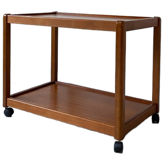 Vintage Houten Trolley Op Wieltjes 1