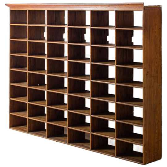 Antiek Frans Sorteer Wandrek In Rustiek Hout, Begin Jaren 1900 1