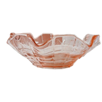 Roze Persglas Schaal Zakdoek Serveerschaal thumbnail 1