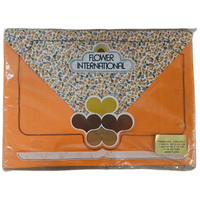 Flower International Oranje Laken + Sloop