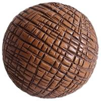 Kunststof Ronde Decoratie Bol Ø 10 Cm Met Streepmotief