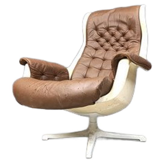 Mid-century Space Age Galaxy Armchair By Alf Svensson For Dux, 1968 1