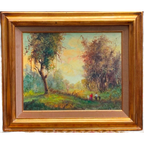 Schilderij "Boslandschap". thumbnail 1