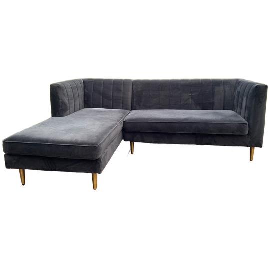 Blauwe Stoffen Hoekbank – Stijlvol & Comfortabel – Duurzaam Solide – Gratis Levering Nl & Be 1