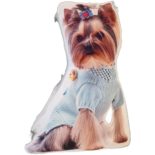 Retro Kussen Yorkshire Terrier 1