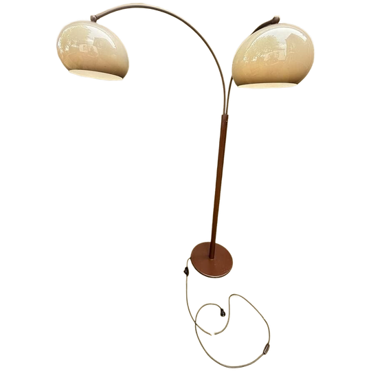 Dijkstra Booglamp Met 2 Bollen - Vintage Design 1