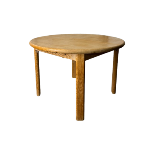 Grenen Uitschuifbare Tafel, Van Rond Naar Ovaal 1