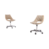 Pair Italian Desk Chairs / Bureaustoel / Kantoorstoel, From Augusto Bozzi For Saporiti, 1970’S