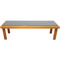 Salontafel Hout Graniet Zwart