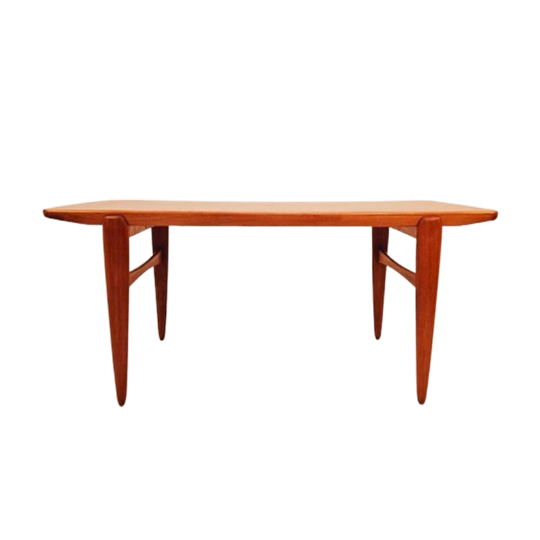 Vintage Scandinavisch Design Salontafel | 1960S | Teak Hout 1