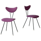 Kembo 103 Eettafelstoelen 2x Gispen Vintage Paars Prijs P/s thumbnail 1
