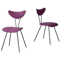 Kembo 103 Eettafelstoelen 2x Gispen Vintage Paars Prijs P/s