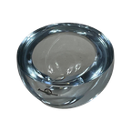 Gunnar Nylund - Strombergshyttan - Geode Shaped Ashtray - Including Original Label - Swedish Glas thumbnail 1