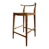 Wabisabi Houten Barkruk / Tabouret