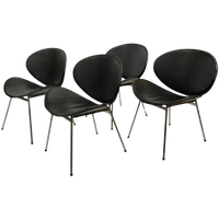 Set Van Vier Vintage Eetkamerstoelen Italië 1990 Design