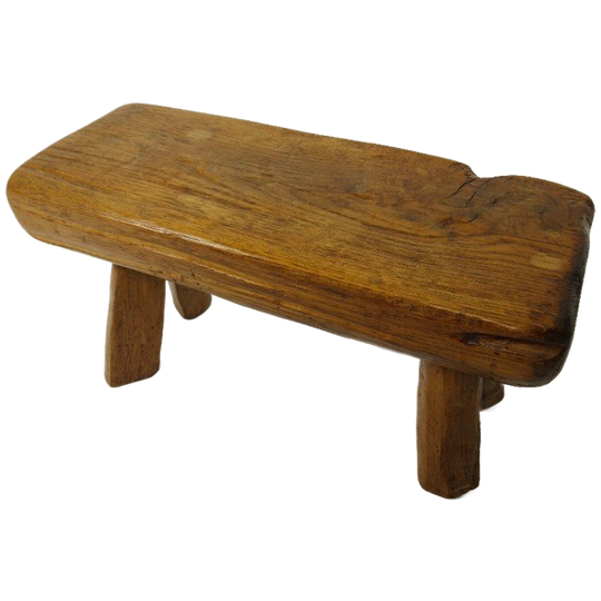Vintage Brutalistische Bijzettafel / Bankje 1