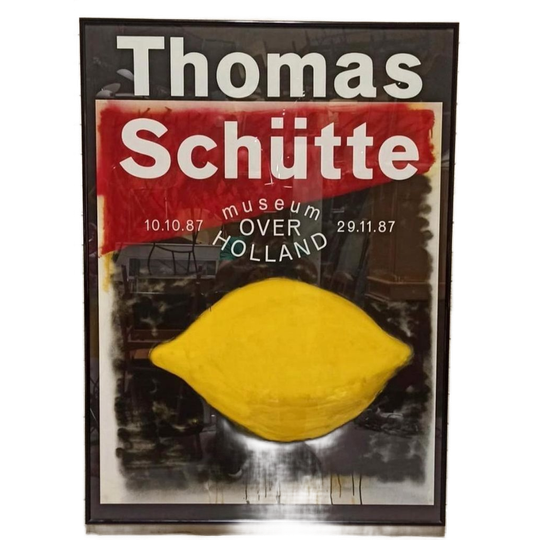Vintage Tentoonstelling Poster, Lex Reitsma 1