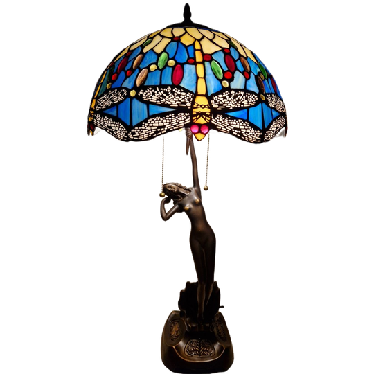 Tiffany-stijl Dragonfly Tafellamp 72x40 1