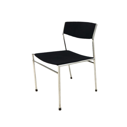 Vintage Stoel Gijs van der Sluis Jaren 70 Eetkamerstoel 1