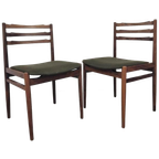 2 Vintage Pallisander Deens Design Eetkamer Stoelen thumbnail 1