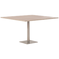 Solidesk Kantinetafel, Bladkleur Naar Keuze, 120X120 Cm, Vaste Hoogte