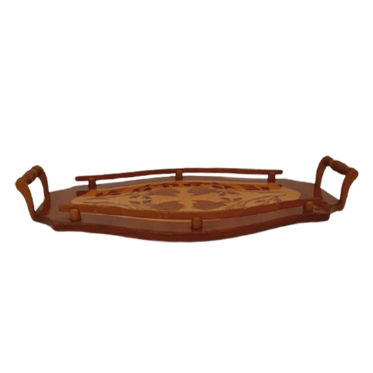 Dienblaadje Hout Art Nouveau 1
