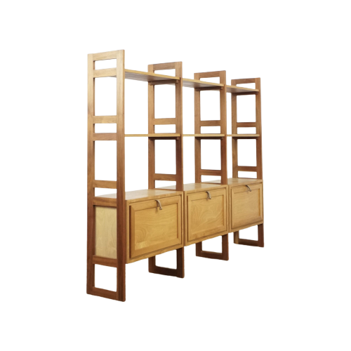 Mid Century Room Divider / Bookcase