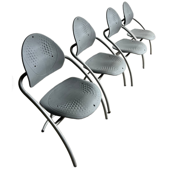 Gazzaro Italian Postmodern Chairs – Set Of 4 1