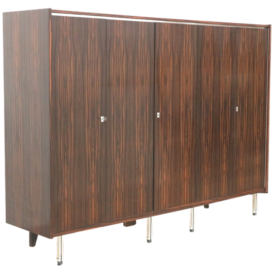 Grote Vintage Design Kledingkast Met Hang- En Leggedeelte Uit De Jaren ’60 1