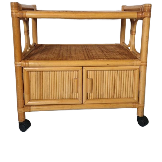 Vintage Barcart Vinyl Tafel Lp Platen Speler Trolley Tafel 1