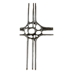 Brutalist Wall Art, Casted From Alumium thumbnail 1