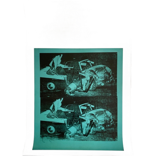 Andy Warhol (1928-1987), Green Disaster , 1963, Orginal Exibition Museum Poster, New York 1