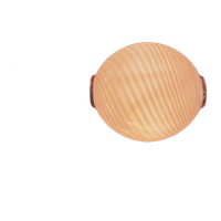 Oval Wall Or Ceiling Lamp Made Of Murano Glass
